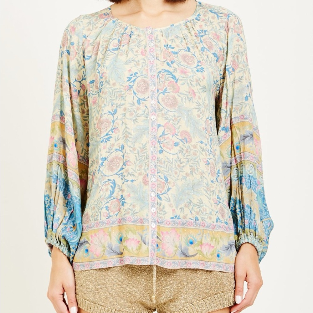 NWT - Spell and Gypsy Oasis Blouse in Opal